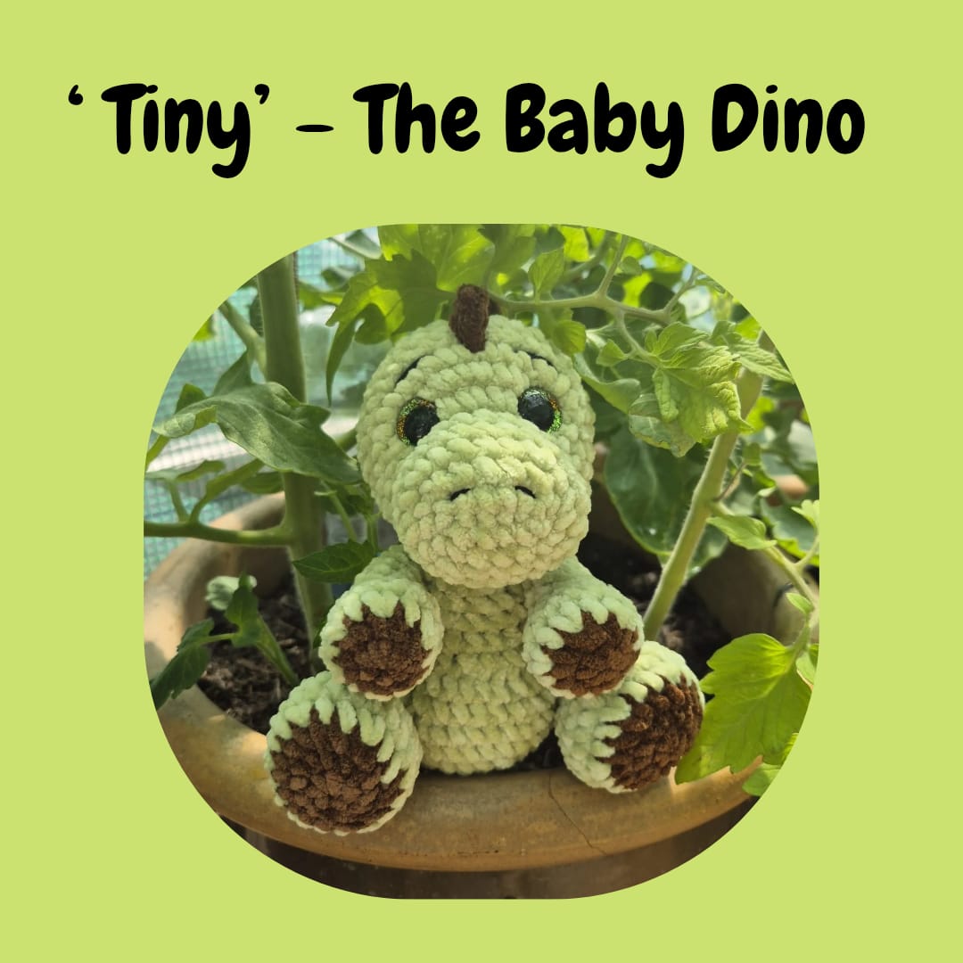 Tiny - The Baby Dino Crochet Pattern