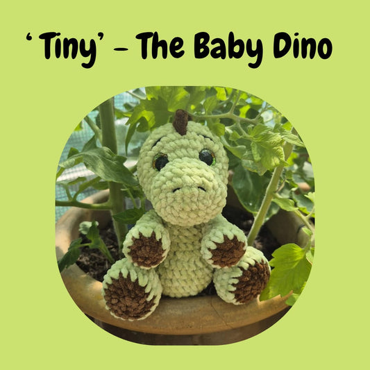 Tiny - The Baby Dino Crochet Pattern